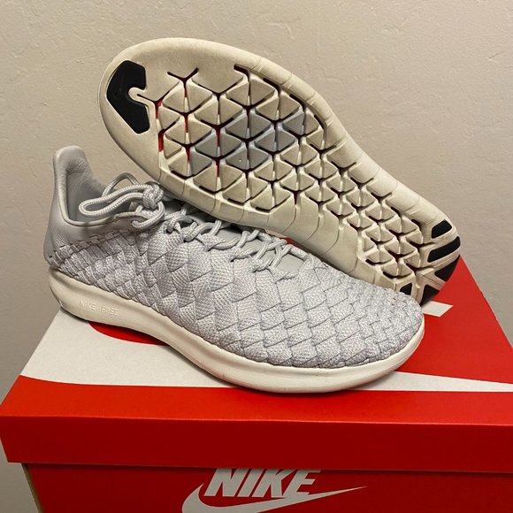 NikeLab Free Inneva Woven Motion MEN SIZE 10.5 – Pure Platinum - Picture 8 of 10